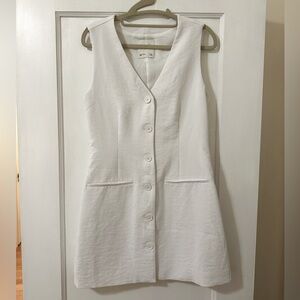 Abercrombie - White Vest Mini Dress, Size S, Never worn